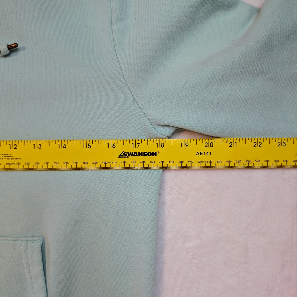 Old Navy Unisex Soft Blue Hoodie - Picture 4 of 11